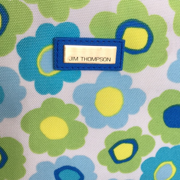 Jim Thompson Multicolor Floral Canvas Handbag - Picture 13 of 15